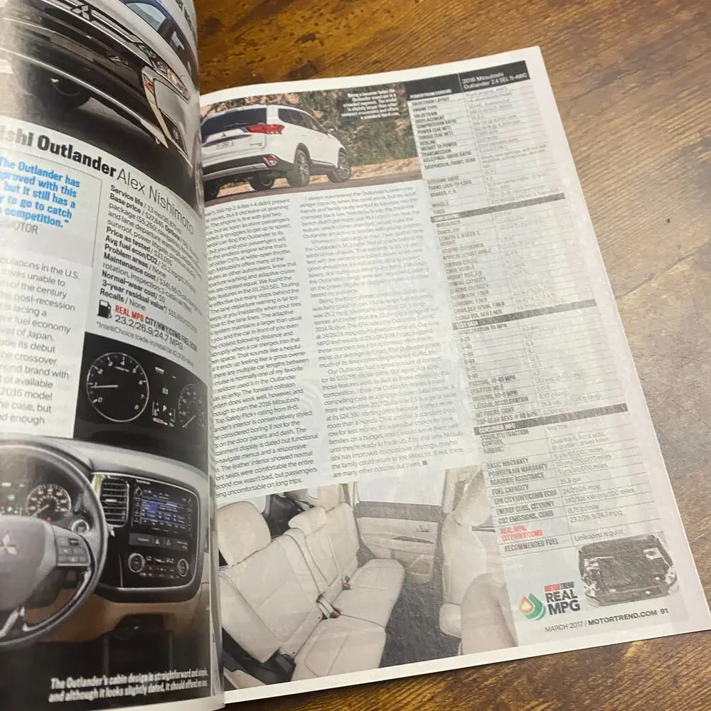Motor Trend Magazine March 2017 Born Again! New Camry & NASCAR Racer